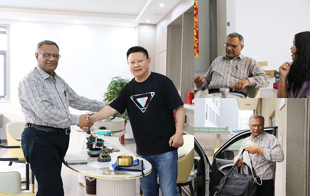 巴基斯坦Mushtaq Ahmad先生蒞臨我司參觀調(diào)研